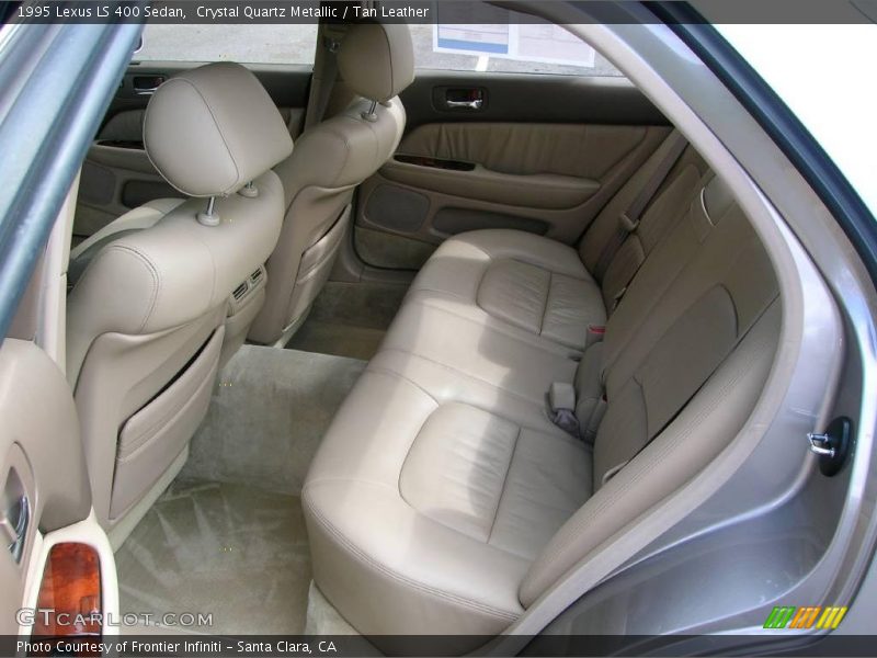Crystal Quartz Metallic / Tan Leather 1995 Lexus LS 400 Sedan