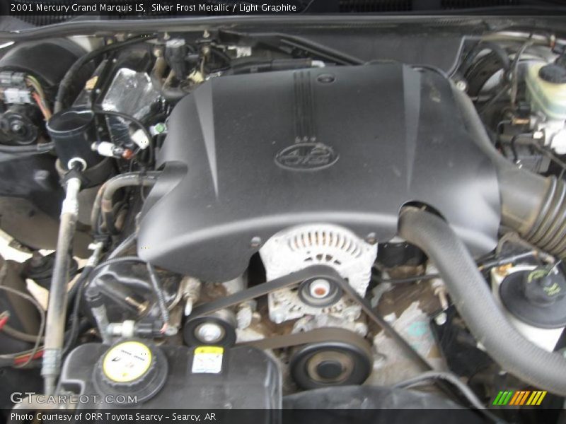 Silver Frost Metallic / Light Graphite 2001 Mercury Grand Marquis LS