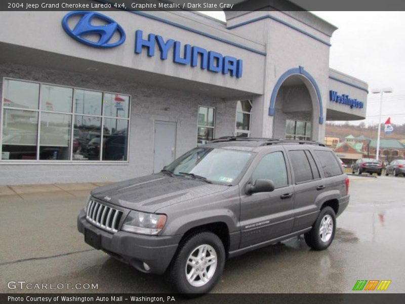 Graphite Metallic / Dark Slate Gray 2004 Jeep Grand Cherokee Laredo 4x4