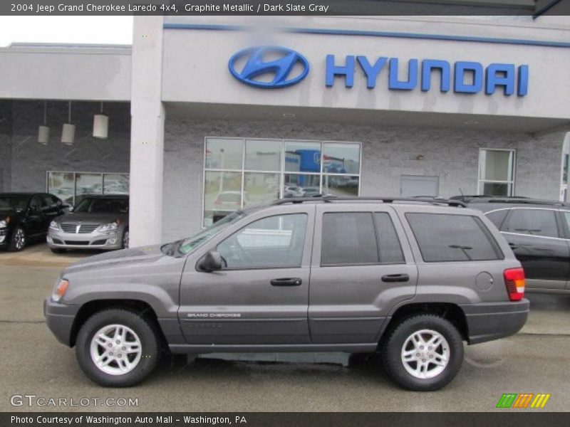 Graphite Metallic / Dark Slate Gray 2004 Jeep Grand Cherokee Laredo 4x4