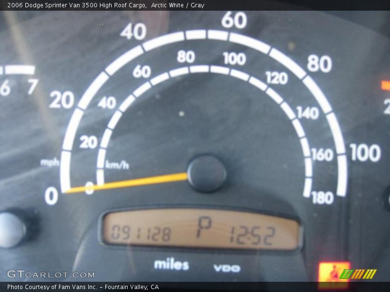 Arctic White / Gray 2006 Dodge Sprinter Van 3500 High Roof Cargo