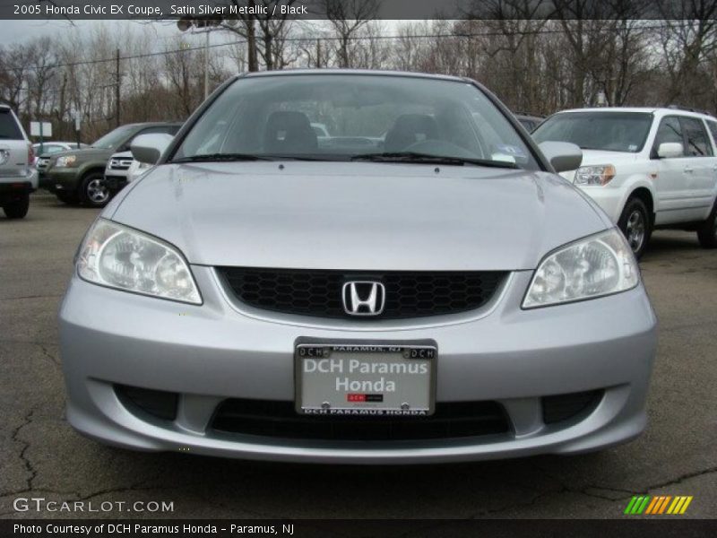 Satin Silver Metallic / Black 2005 Honda Civic EX Coupe