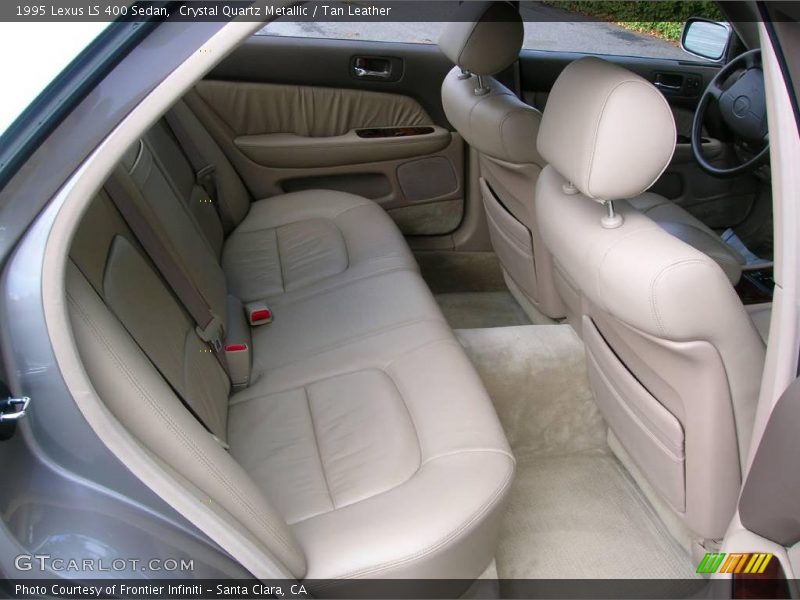 Crystal Quartz Metallic / Tan Leather 1995 Lexus LS 400 Sedan