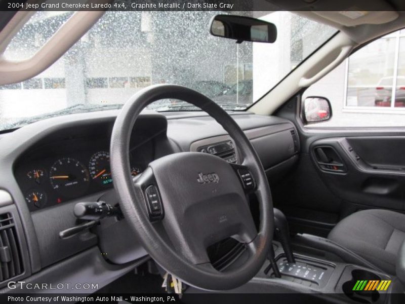 Graphite Metallic / Dark Slate Gray 2004 Jeep Grand Cherokee Laredo 4x4