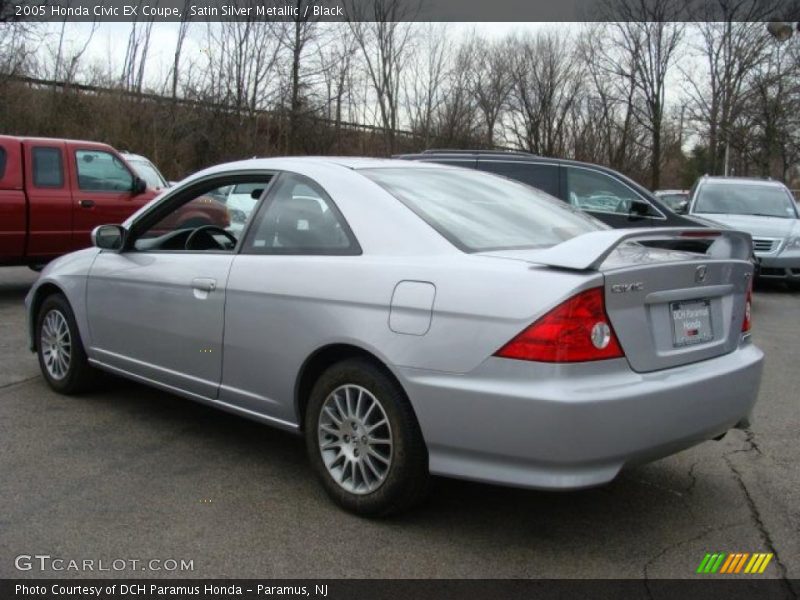 Satin Silver Metallic / Black 2005 Honda Civic EX Coupe