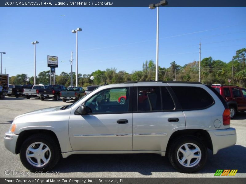 Liquid Silver Metallic / Light Gray 2007 GMC Envoy SLT 4x4