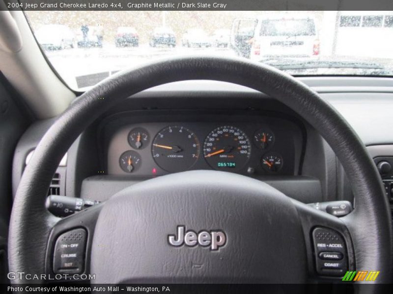 Graphite Metallic / Dark Slate Gray 2004 Jeep Grand Cherokee Laredo 4x4
