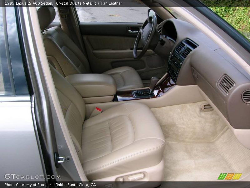 Crystal Quartz Metallic / Tan Leather 1995 Lexus LS 400 Sedan
