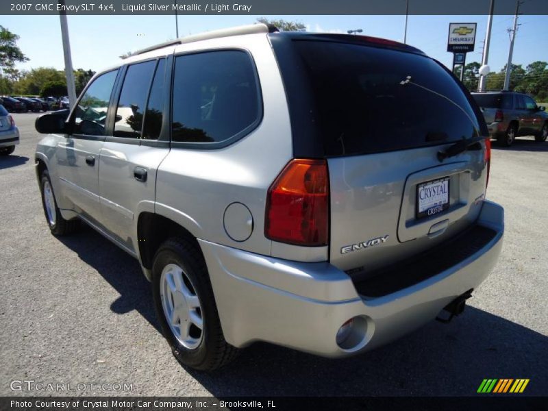 Liquid Silver Metallic / Light Gray 2007 GMC Envoy SLT 4x4
