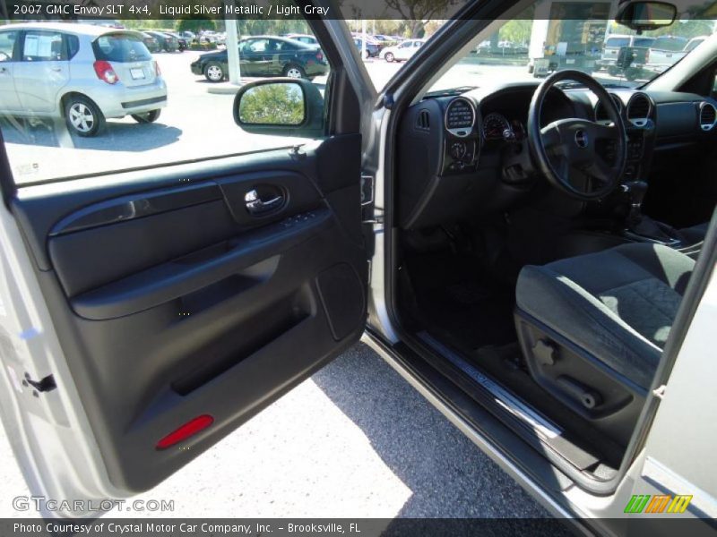 Liquid Silver Metallic / Light Gray 2007 GMC Envoy SLT 4x4