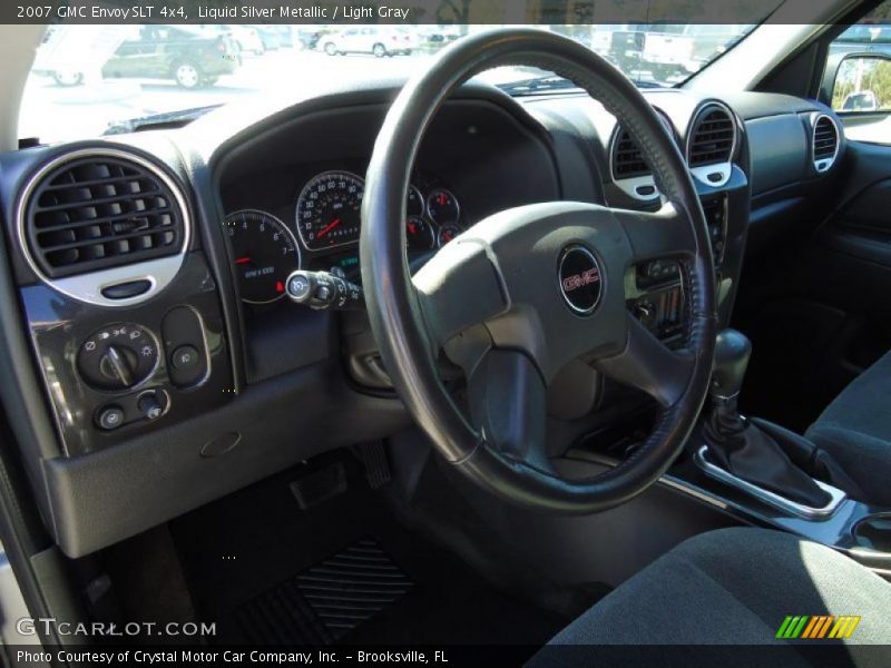 Liquid Silver Metallic / Light Gray 2007 GMC Envoy SLT 4x4