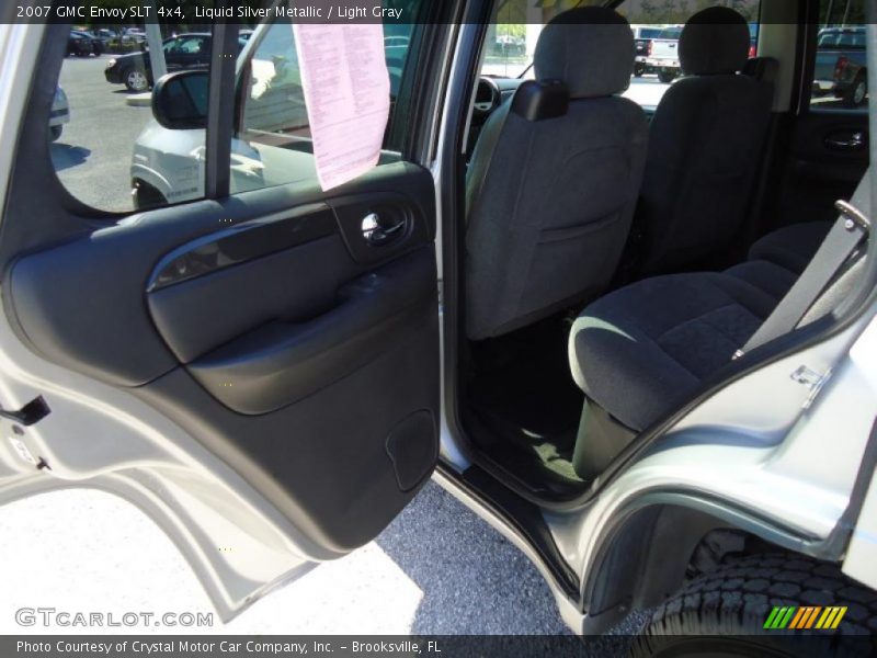 Liquid Silver Metallic / Light Gray 2007 GMC Envoy SLT 4x4