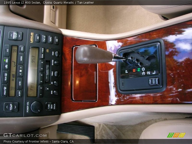 Crystal Quartz Metallic / Tan Leather 1995 Lexus LS 400 Sedan