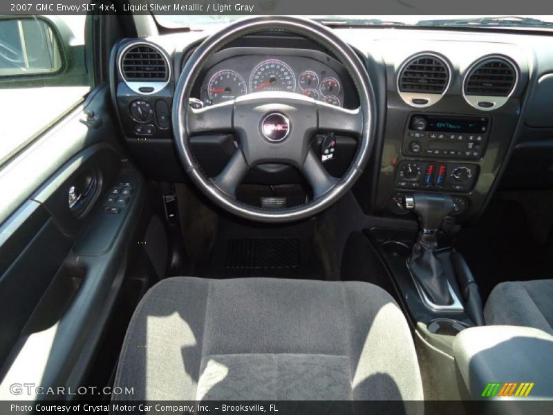 Liquid Silver Metallic / Light Gray 2007 GMC Envoy SLT 4x4