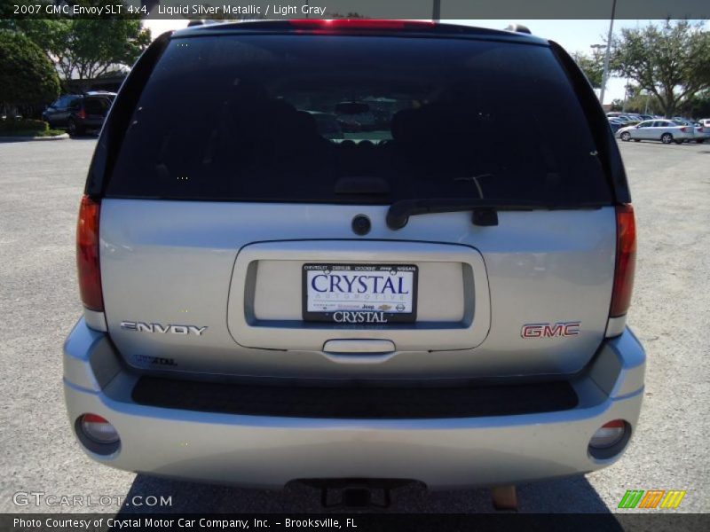 Liquid Silver Metallic / Light Gray 2007 GMC Envoy SLT 4x4