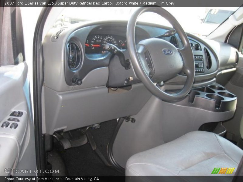  2007 E Series Van E350 Super Duty Refrigerated Cargo Medium Flint Grey Interior