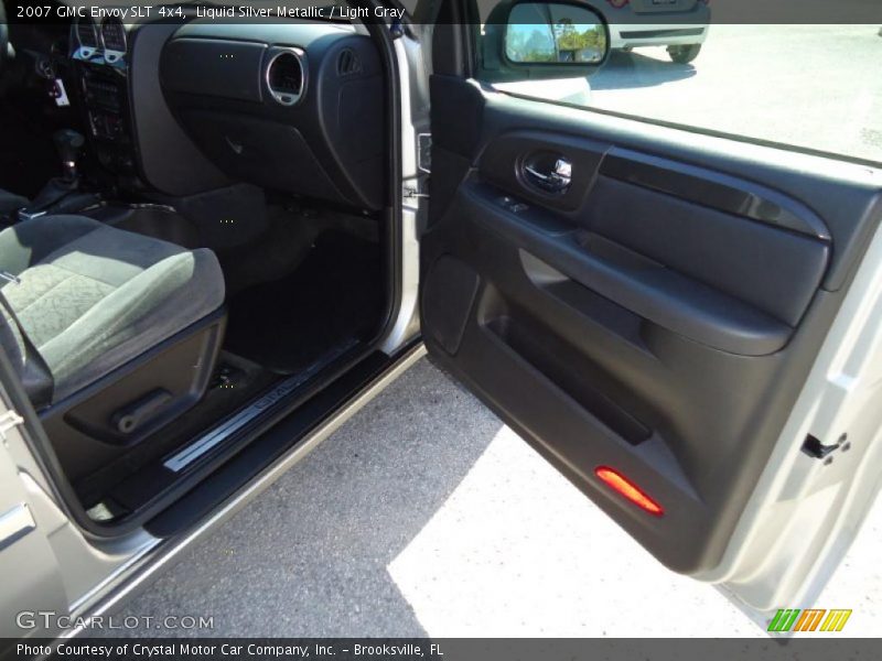Liquid Silver Metallic / Light Gray 2007 GMC Envoy SLT 4x4