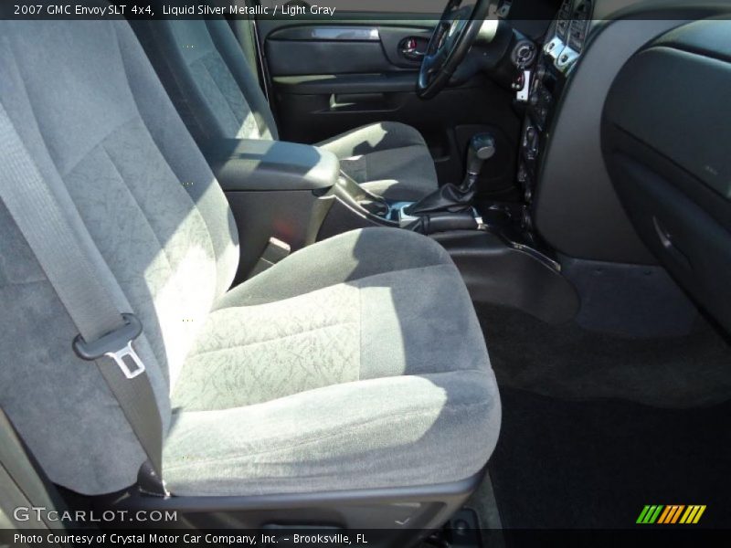 Liquid Silver Metallic / Light Gray 2007 GMC Envoy SLT 4x4