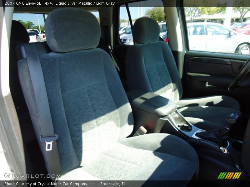 Liquid Silver Metallic / Light Gray 2007 GMC Envoy SLT 4x4