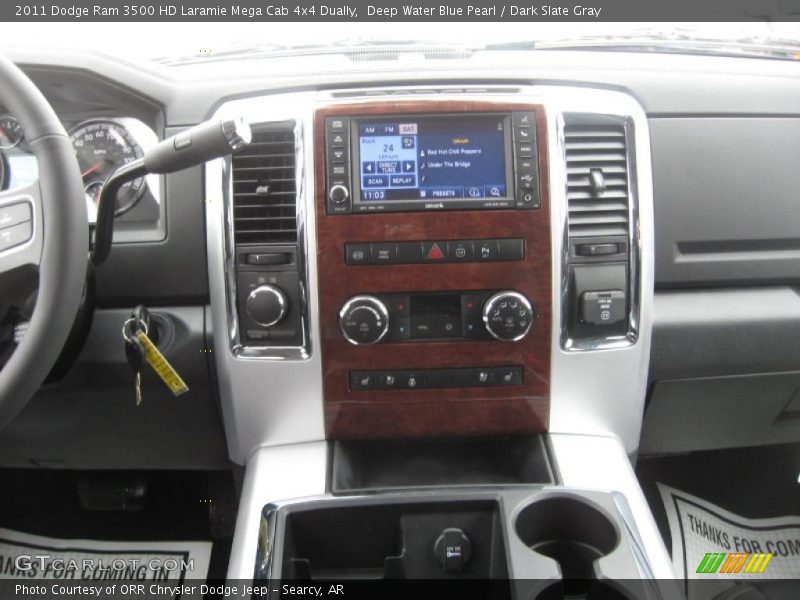 Controls of 2011 Ram 3500 HD Laramie Mega Cab 4x4 Dually