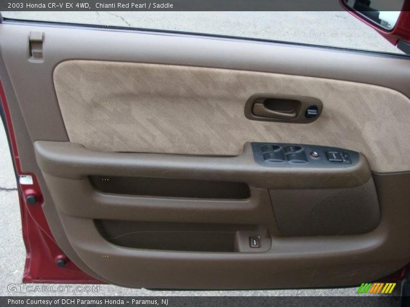 Chianti Red Pearl / Saddle 2003 Honda CR-V EX 4WD