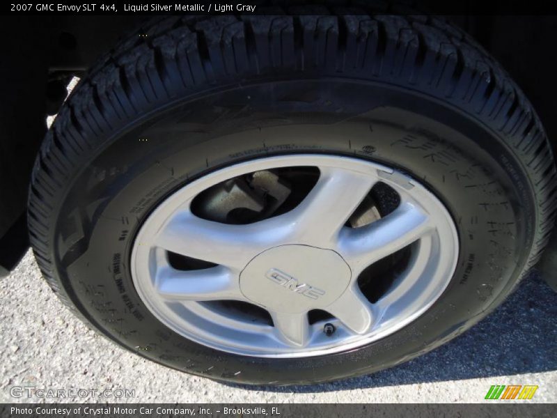 Liquid Silver Metallic / Light Gray 2007 GMC Envoy SLT 4x4