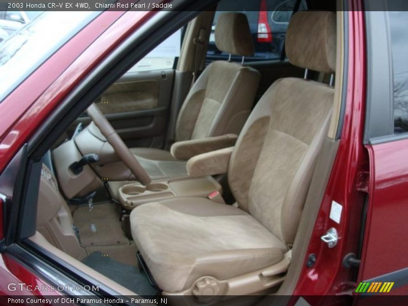 Chianti Red Pearl / Saddle 2003 Honda CR-V EX 4WD