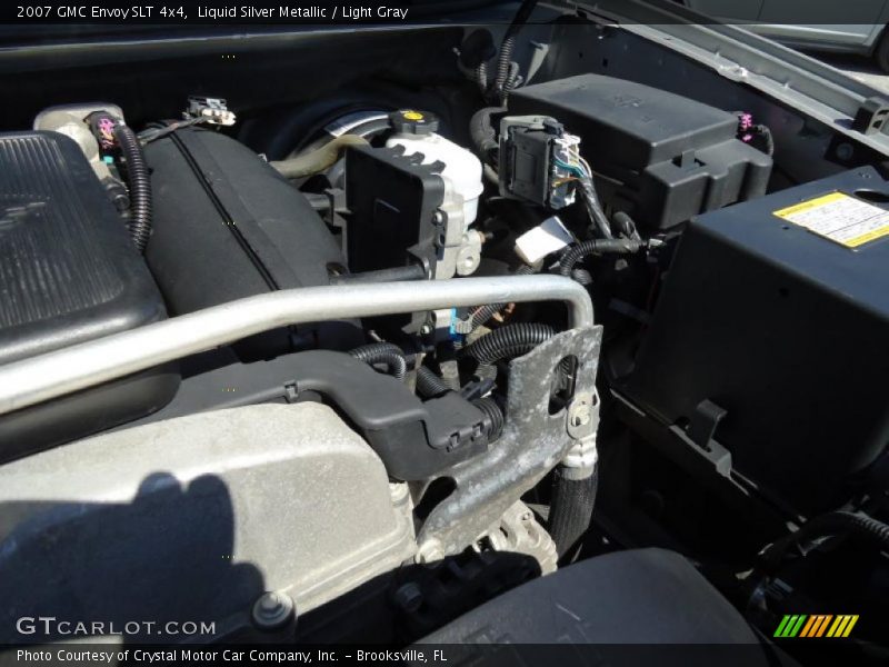 Liquid Silver Metallic / Light Gray 2007 GMC Envoy SLT 4x4