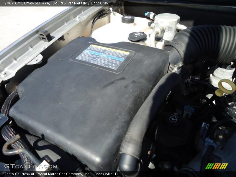 Liquid Silver Metallic / Light Gray 2007 GMC Envoy SLT 4x4