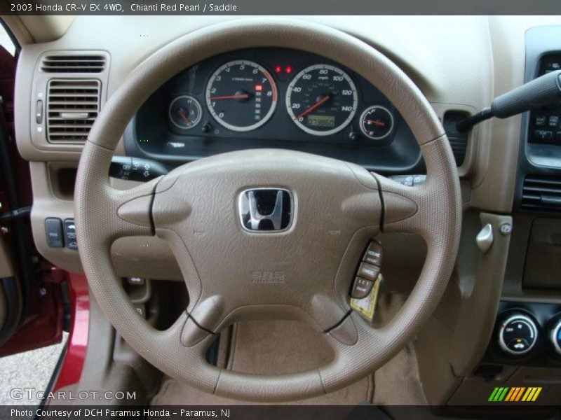 Chianti Red Pearl / Saddle 2003 Honda CR-V EX 4WD
