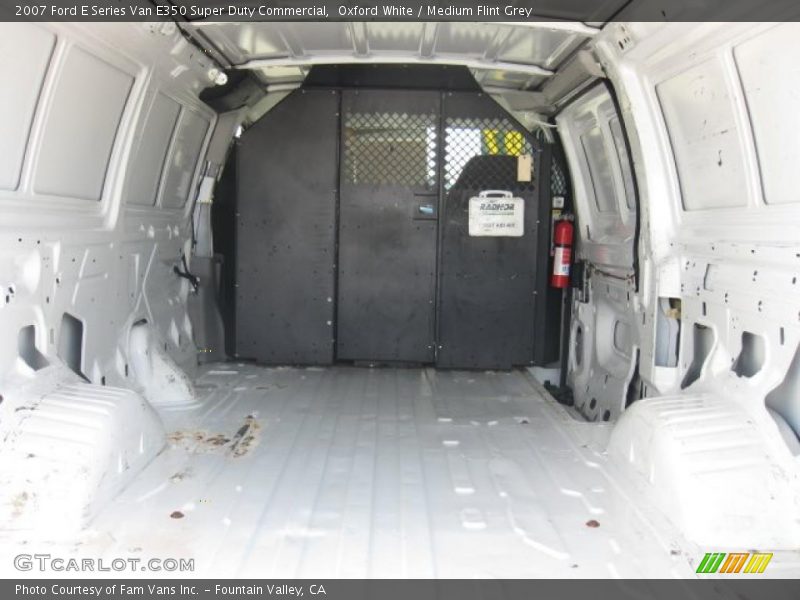 Oxford White / Medium Flint Grey 2007 Ford E Series Van E350 Super Duty Commercial