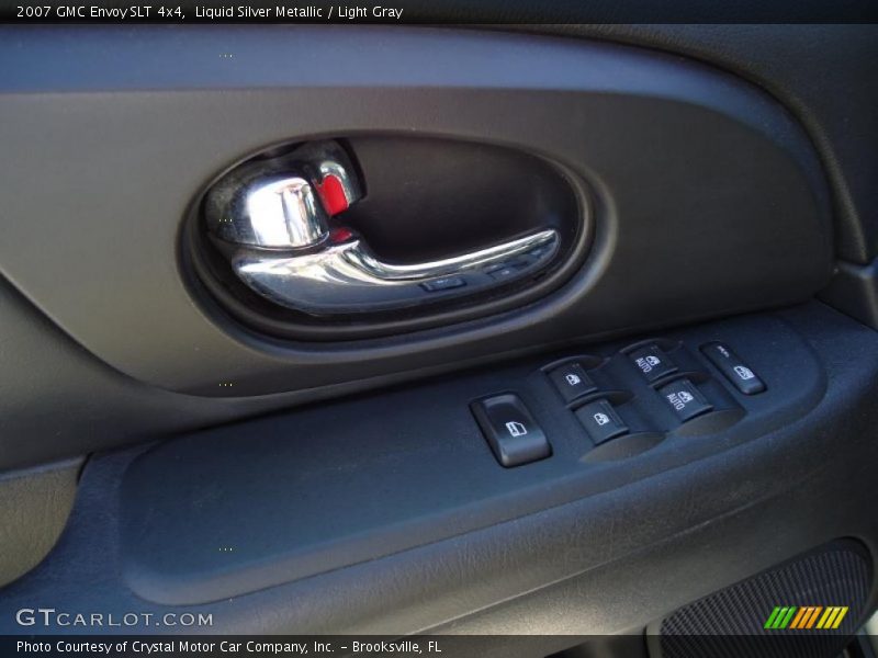 Liquid Silver Metallic / Light Gray 2007 GMC Envoy SLT 4x4