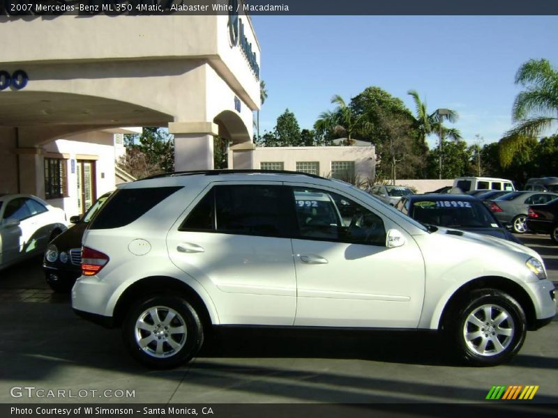 Alabaster White / Macadamia 2007 Mercedes-Benz ML 350 4Matic