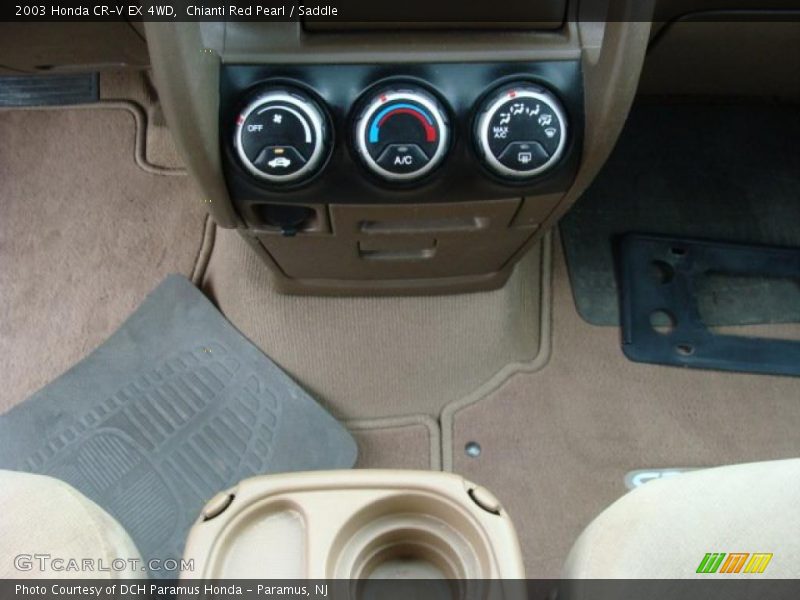 Chianti Red Pearl / Saddle 2003 Honda CR-V EX 4WD