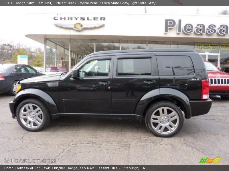 Brilliant Black Crystal Pearl / Dark Slate Gray/Light Slate Gray 2010 Dodge Nitro Heat 4x4