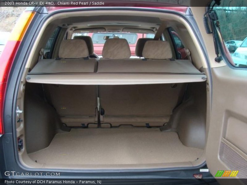 Chianti Red Pearl / Saddle 2003 Honda CR-V EX 4WD