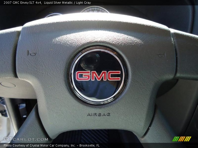 Liquid Silver Metallic / Light Gray 2007 GMC Envoy SLT 4x4