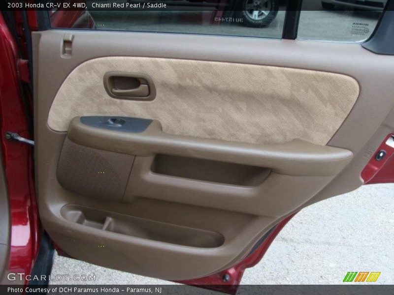 Chianti Red Pearl / Saddle 2003 Honda CR-V EX 4WD