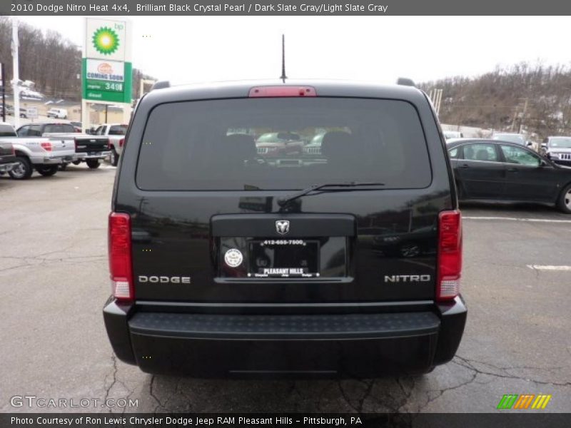 Brilliant Black Crystal Pearl / Dark Slate Gray/Light Slate Gray 2010 Dodge Nitro Heat 4x4