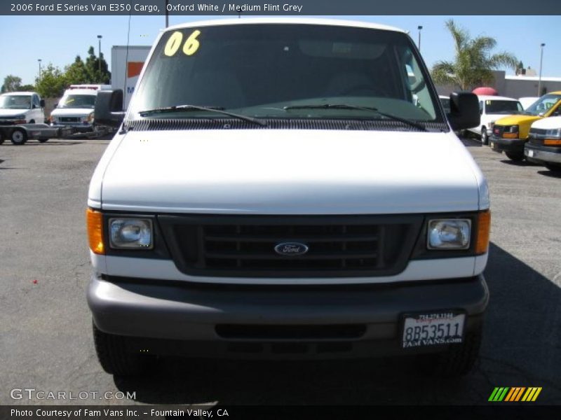 Oxford White / Medium Flint Grey 2006 Ford E Series Van E350 Cargo