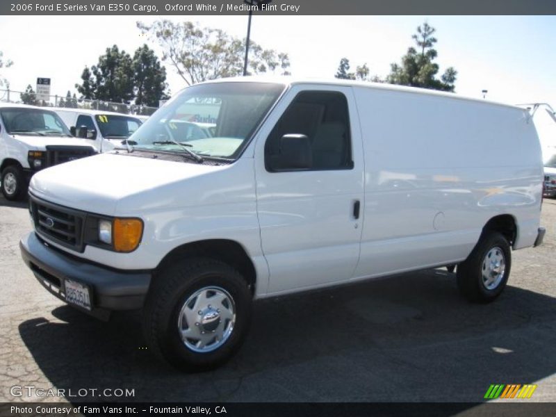 Oxford White / Medium Flint Grey 2006 Ford E Series Van E350 Cargo