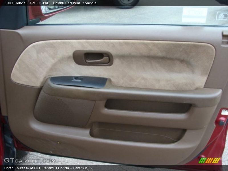 Chianti Red Pearl / Saddle 2003 Honda CR-V EX 4WD