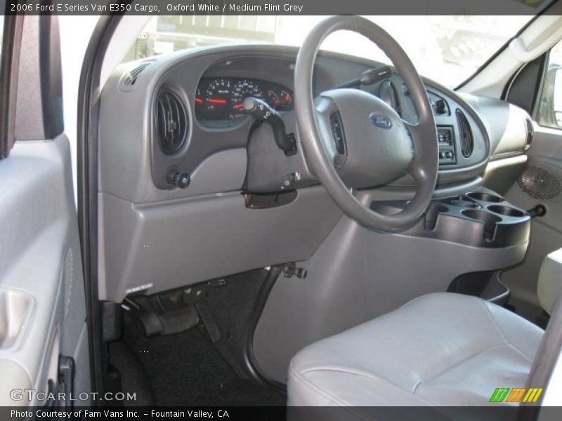 Oxford White / Medium Flint Grey 2006 Ford E Series Van E350 Cargo