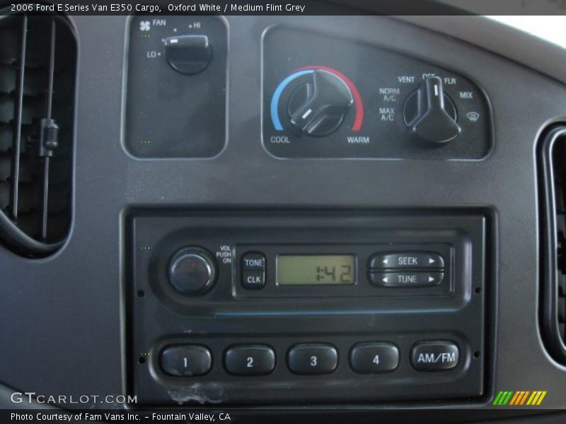 Controls of 2006 E Series Van E350 Cargo
