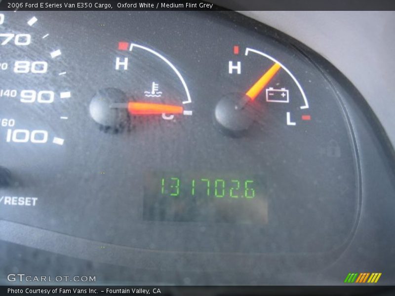 Oxford White / Medium Flint Grey 2006 Ford E Series Van E350 Cargo