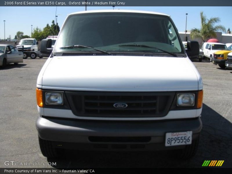 Oxford White / Medium Flint Grey 2006 Ford E Series Van E350 Cargo