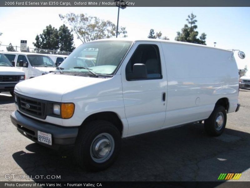 Oxford White / Medium Flint Grey 2006 Ford E Series Van E350 Cargo