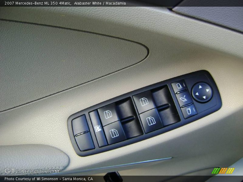 Alabaster White / Macadamia 2007 Mercedes-Benz ML 350 4Matic