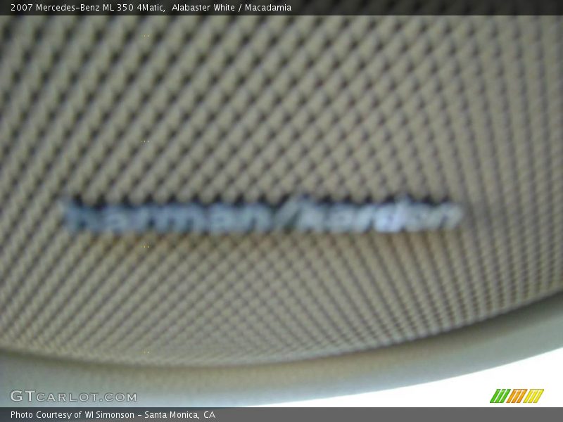 Alabaster White / Macadamia 2007 Mercedes-Benz ML 350 4Matic