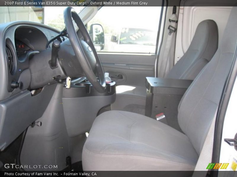  2007 E Series Van E350 Super Duty Cargo Medium Flint Grey Interior